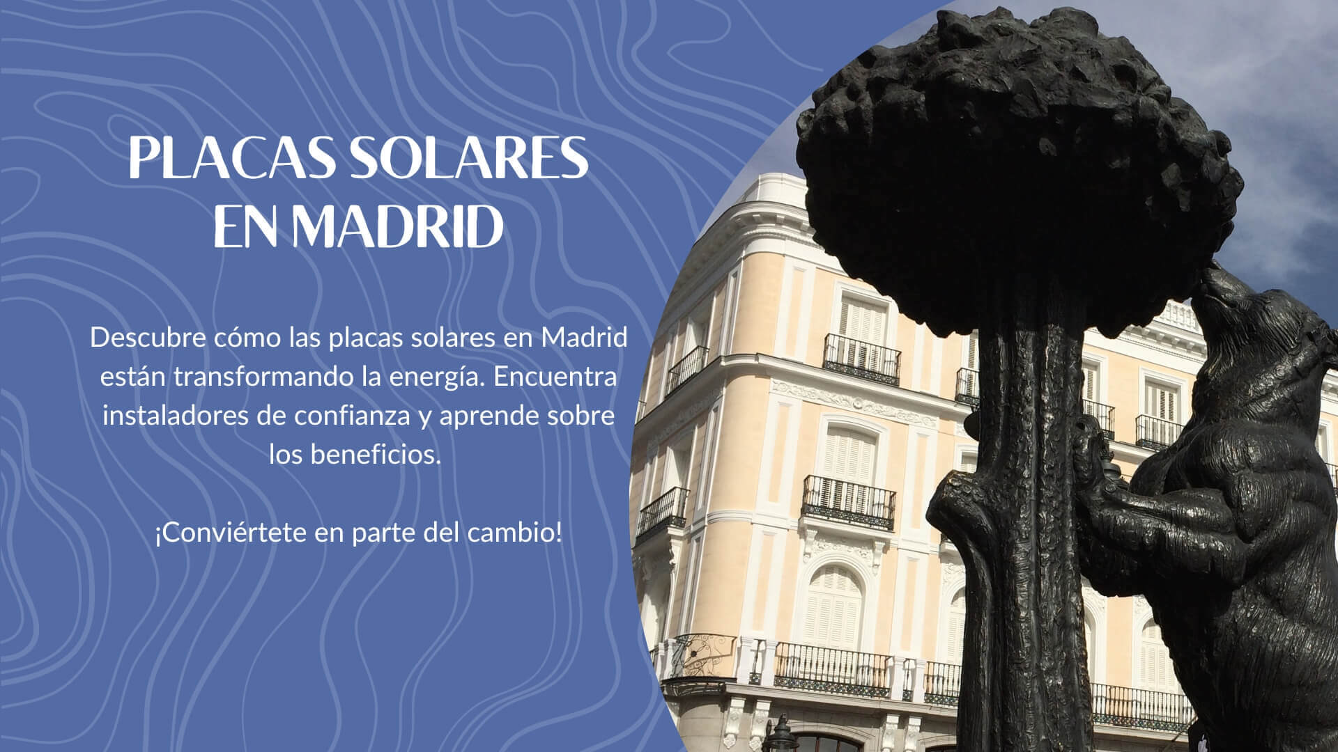 Placas solares en Madrid iluminando la ciudad